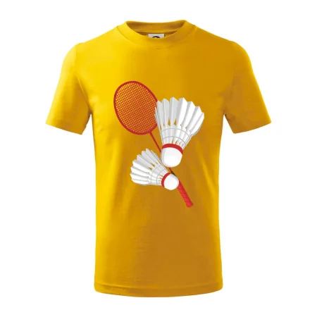 Badminton - pálka a košík