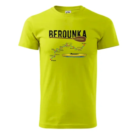 Mapa řeky Berounky