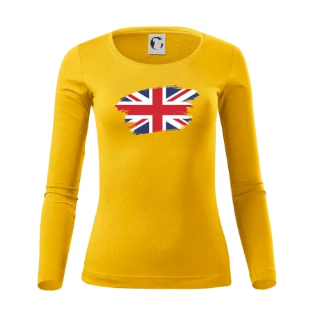 Britská vlajka roztrhaná