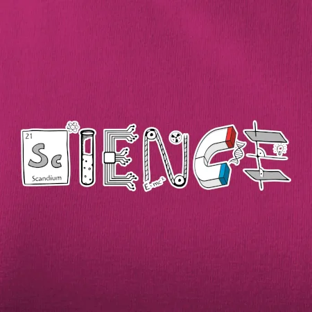 Science věda nápis