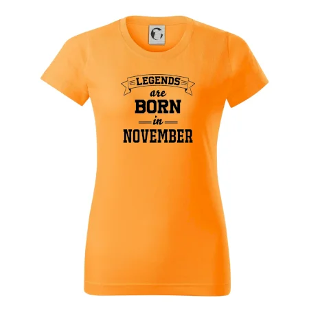 Legends are born in November