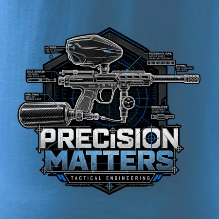 Technický nákres precision matters paintball