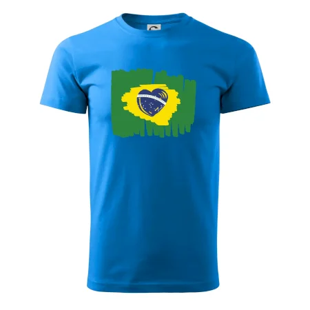 Brazílie vlajka srdce