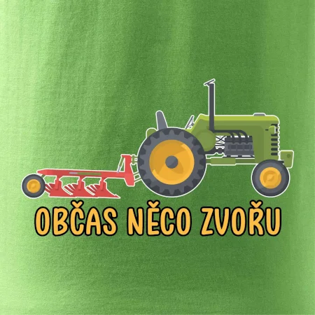 Traktor občas něco zvoře