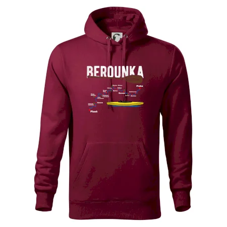 Mapa řeky Berounky