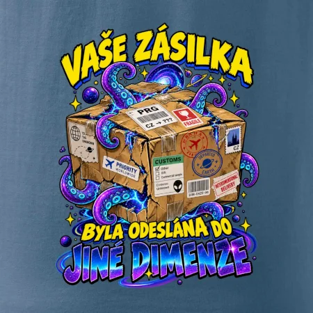 Vaše zásilka byla odeslána do jiné dimenze