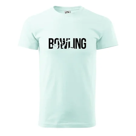 Bowling nápis kuželky