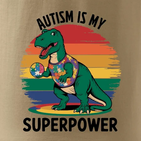 Dinousarus a puzzle  Autism is my superpower