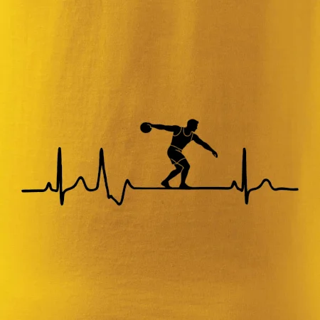 EKG hod diskem