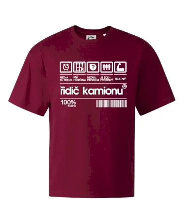 Čárový kód řidič kamionu