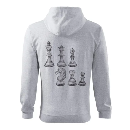 Šachové figurky kreslené