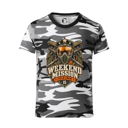 Víkendová mise vintage paintball odznak