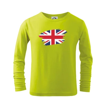 Britská vlajka roztrhaná