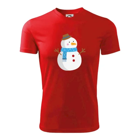 Sněhulák se šálou