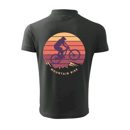 MTB barevné kolo západ slunce