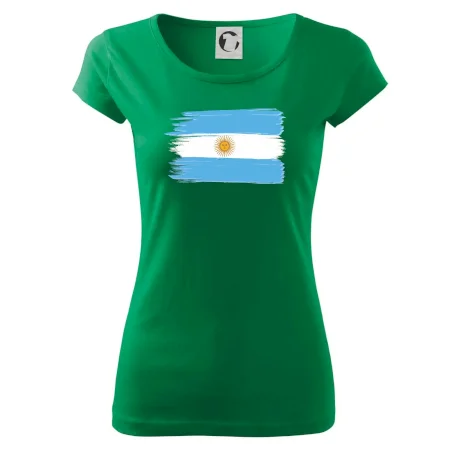 Argentina vlajka kreslená štětkou