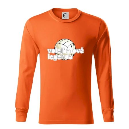 Volejbalová legenda - bílé písmo