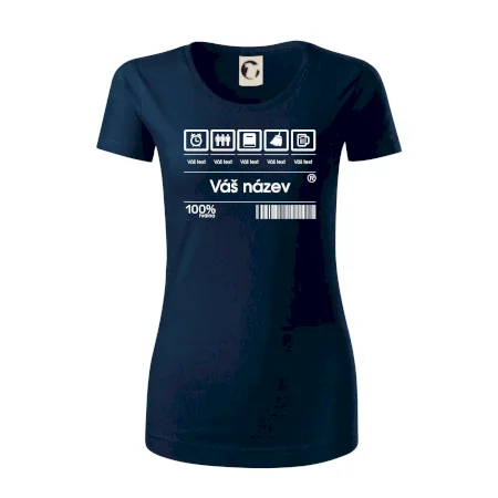 Čárový kód - Vlastní text