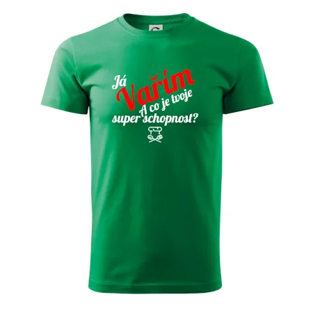 Já vařím - tvoje superschopnost? šikmý nápis