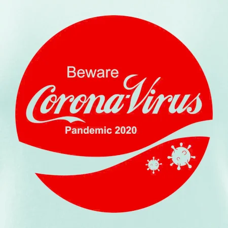 Corona virus pandemic logo