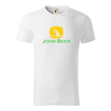 John Beer jelen s pivem