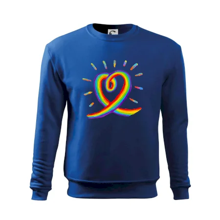 Srdce pride duha kreslená
