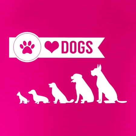 I love dogs - tlapka