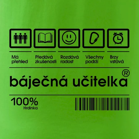 Čárový kód  - Báječná učitelka