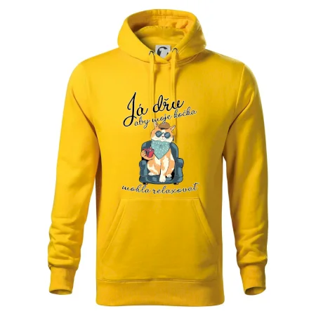 Já dřu, aby moje kočka mohla relaxovat