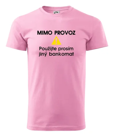 Mimo provoz - použijte jiný bankomat