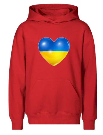 Ukrajina srdce vlajka