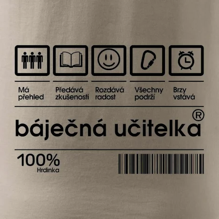 Čárový kód  - Báječná učitelka