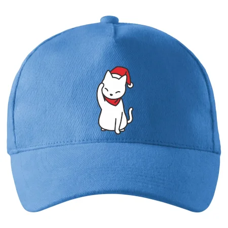 Vánoční kočka mávající