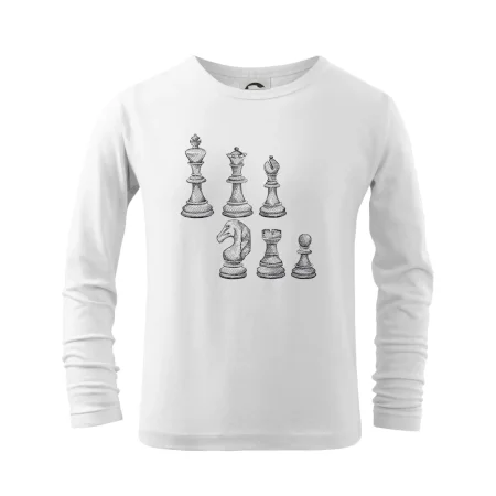 Šachové figurky kreslené