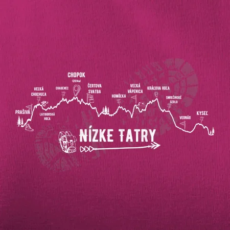 Profil kopca - Nízke Tatry