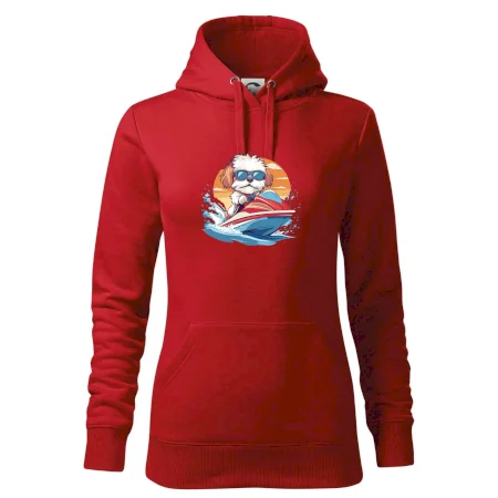 Bišonek na vodním skútru