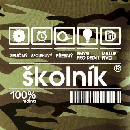 Čárový kód - Školník