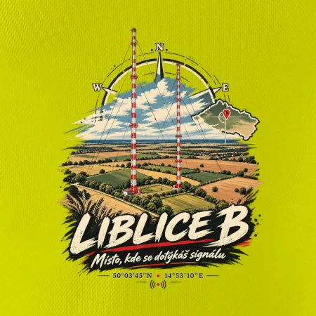Liblice B vysílače v české krajině