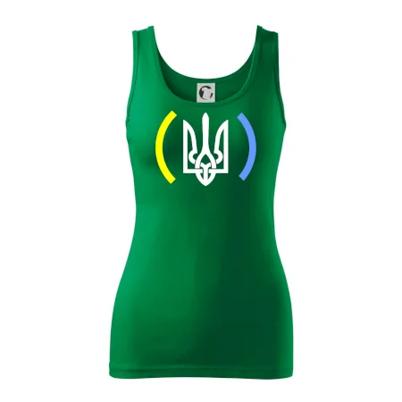 Ukrajina trojzubec s barvami
