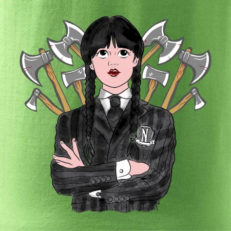 Sekery - holka v černém (Pecka design)