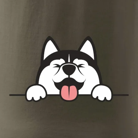 Husky veselý