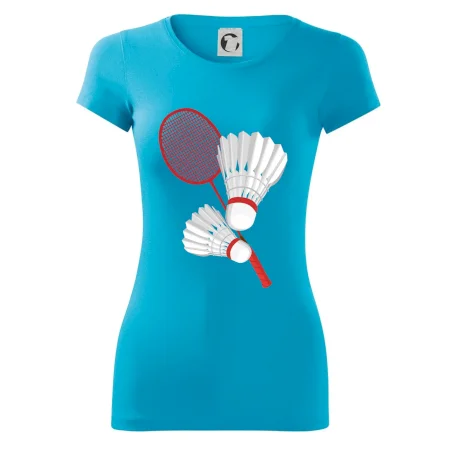 Badminton - pálka a košík