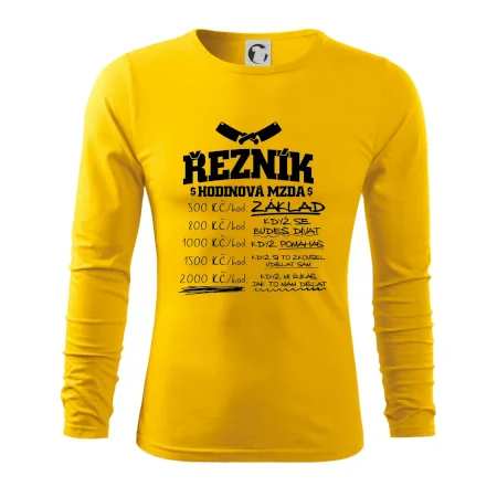 Hodinová mzda řezník