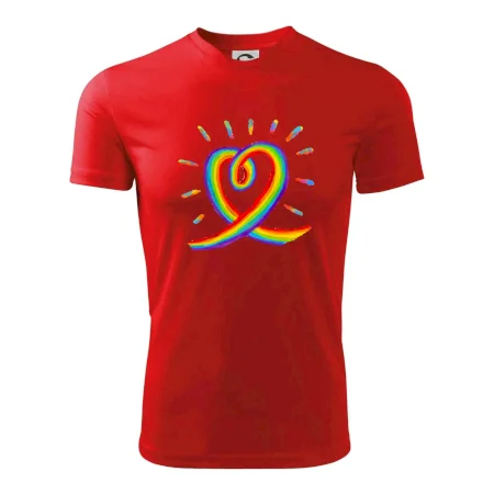 Srdce pride duha kreslená