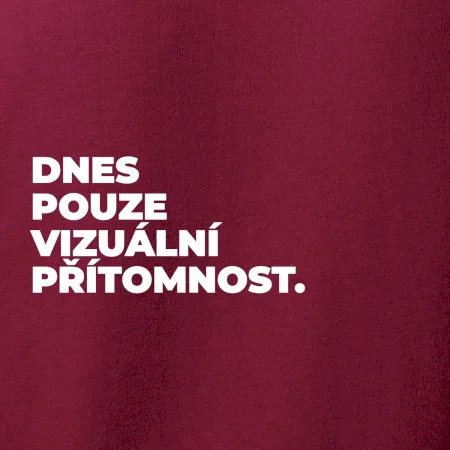DNES POUZE VIZUÁLNÍ PŘÍTOMNOST.