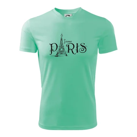 Paris nápis Eiffelovka rovný