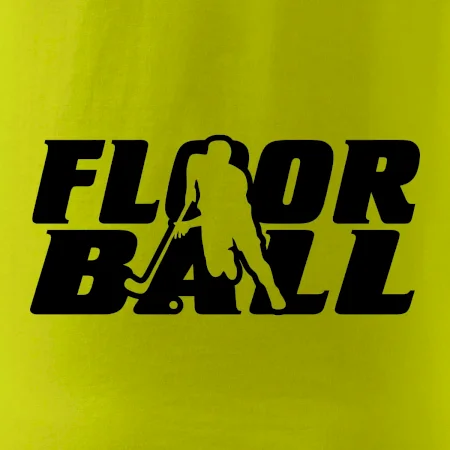 Floorball nápis rovný