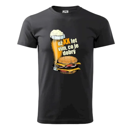 Pivo a burger vím co je dobrý