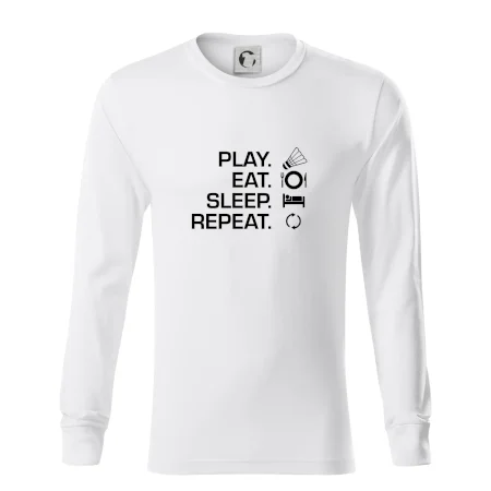 Play Eat Sleep Repeat badminton
