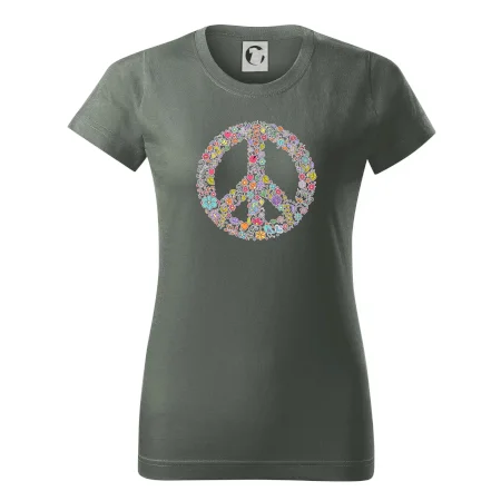 Peace symbol lístečky